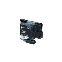 Compatibele inktcartridge LC521BK, 500 pagina's voor Brother-printers (ORINK BULK)